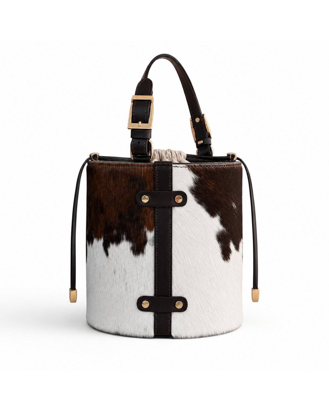 ALMA – гърб с детайли, Brown/White